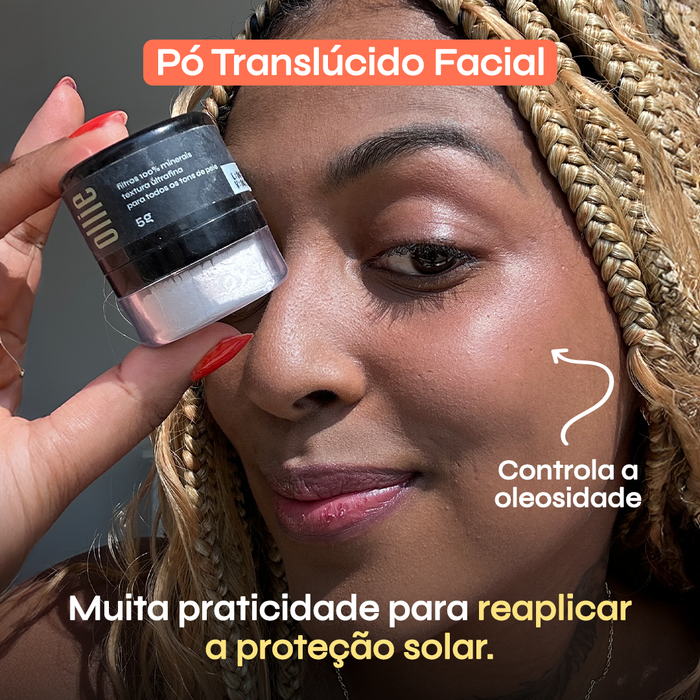 Pó Translúcido Facial FPS 30 | meuollie