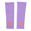Manguito FPU50+ da Ollie em roxo, ideal para conforto e proteção solar durante atividades ao ar livre.