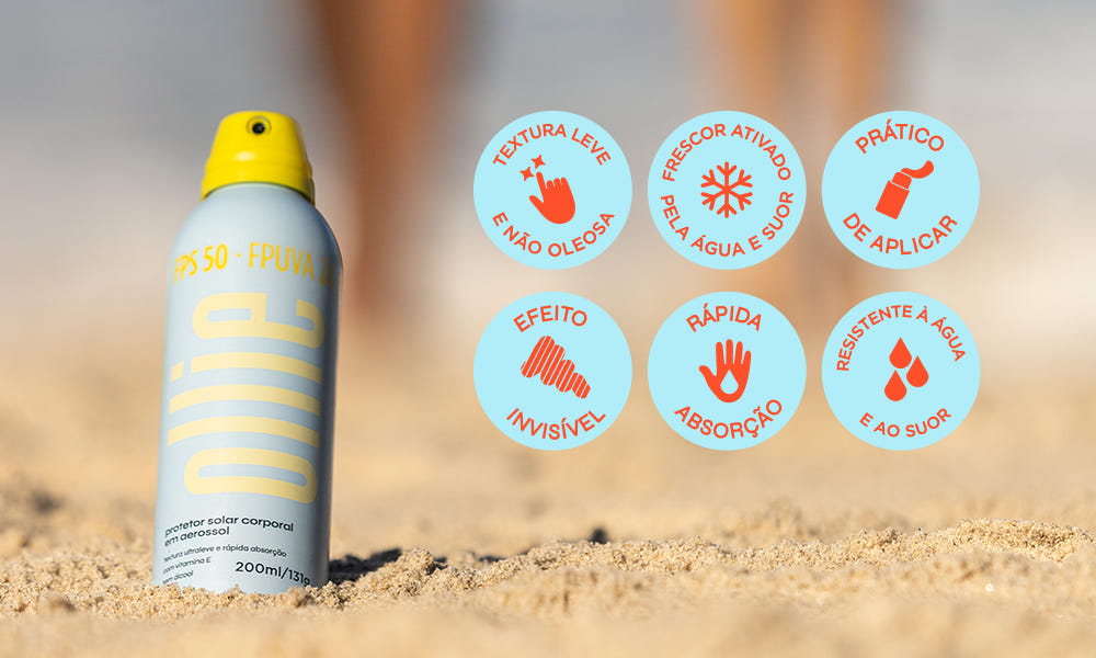 Produtos Ollie para proteção solar - meuollie