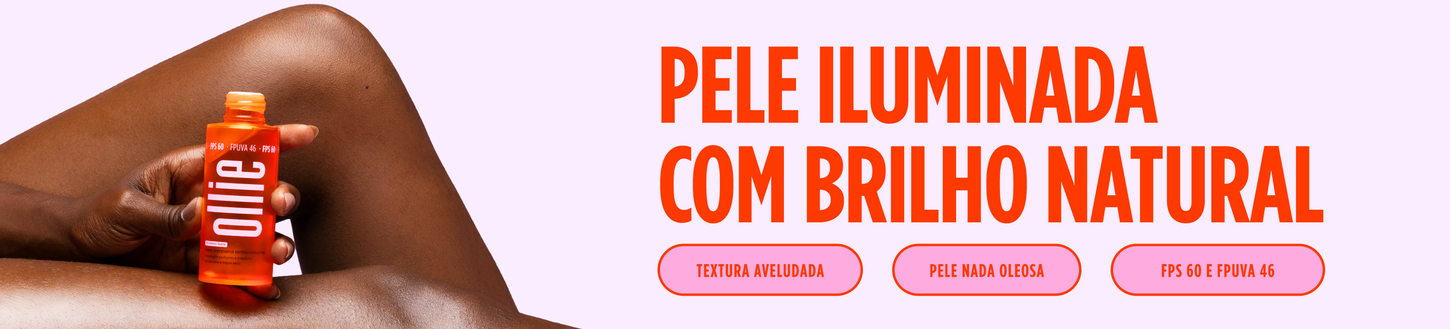 Produtos Ollie para proteção solar - meuollie
