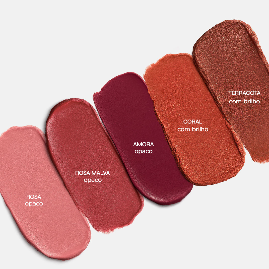 Bastão 3 em 1 - Blush, Batom e Sombra FPS 95