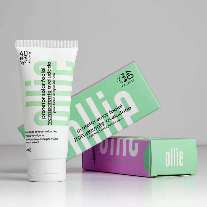 Protetor Solar Transparente Aveludado FPS 40 | meuollie